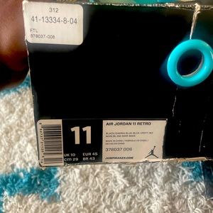 Air Jordan Gamma 11s All black size 11 men’s sneakers. Only worn a few times.